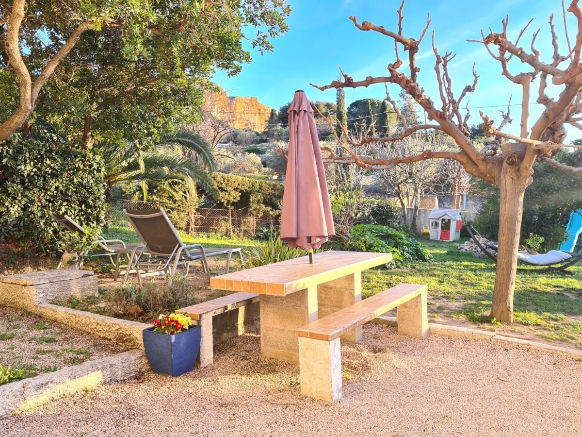 Large Private Garden, Quiet 2-Bedroom Apartment, Air Conditioning, Wifi, Parking Cassis Kültér fotó