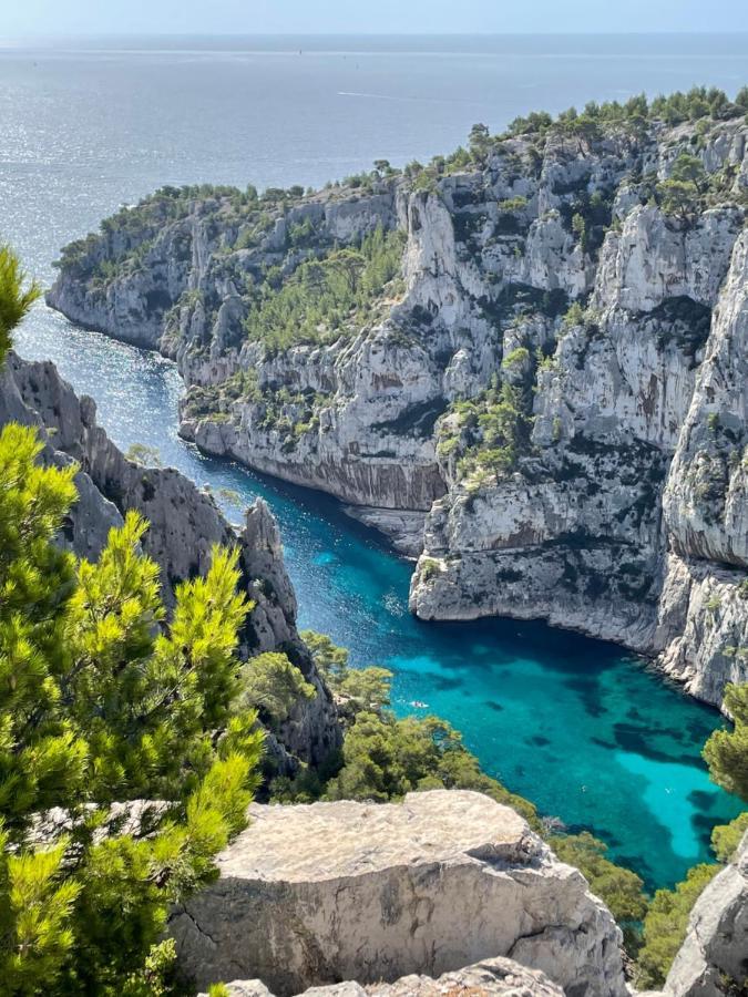 Large Private Garden, Quiet 2-Bedroom Apartment, Air Conditioning, Wifi, Parking Cassis Kültér fotó