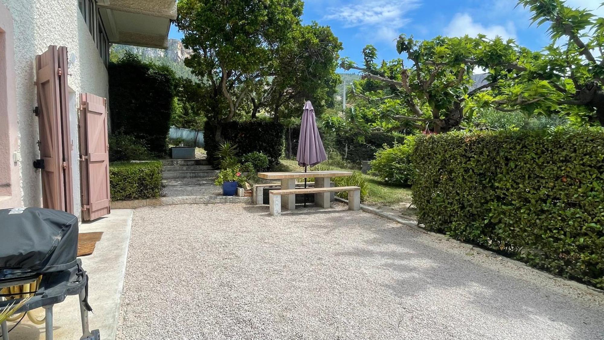 Large Private Garden, Quiet 2-Bedroom Apartment, Air Conditioning, Wifi, Parking Cassis Kültér fotó
